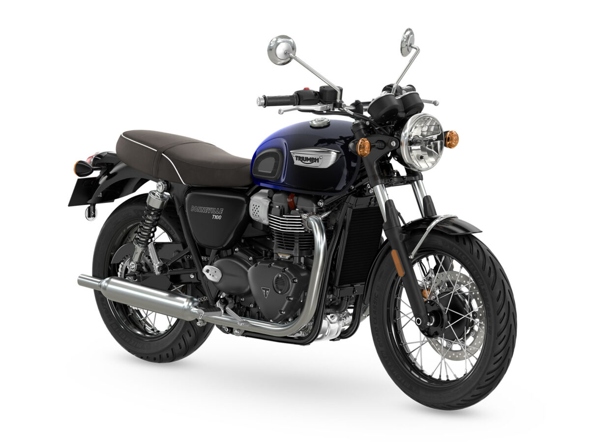 2024 Triumph Bonneville T100 Mavi