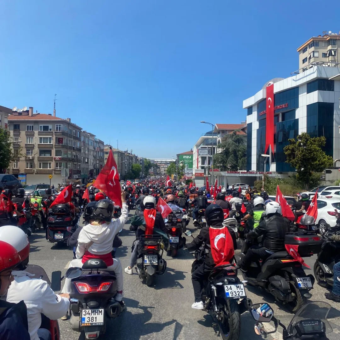 19 Mayıs 2025, Atatürk'ü Anma Gençlik ve Spor Bayramı Motosiklet Korteji