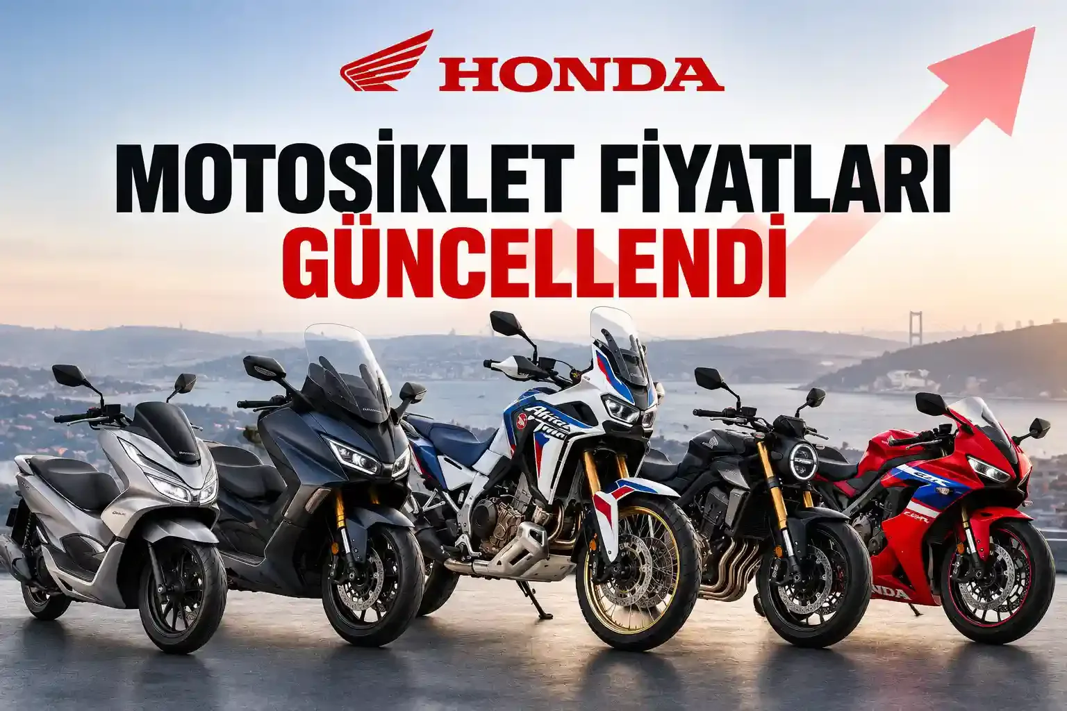 Honda Motosiklet Fiyatları: En Ucuz 205 Bin TL, En Pahalı 2,85 Milyon TL