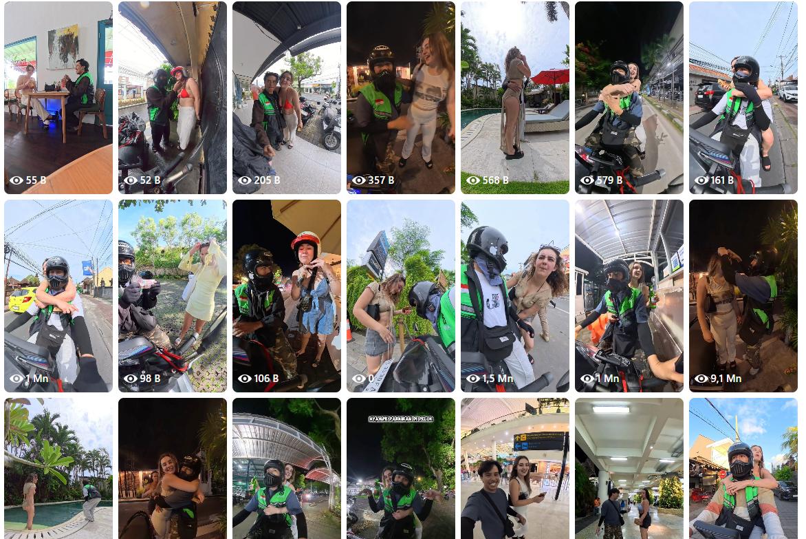 Bali’de Bir Gojek Sürücüsü Daha Fenomen Oldu: Herkes Ona “Baba” Diyor