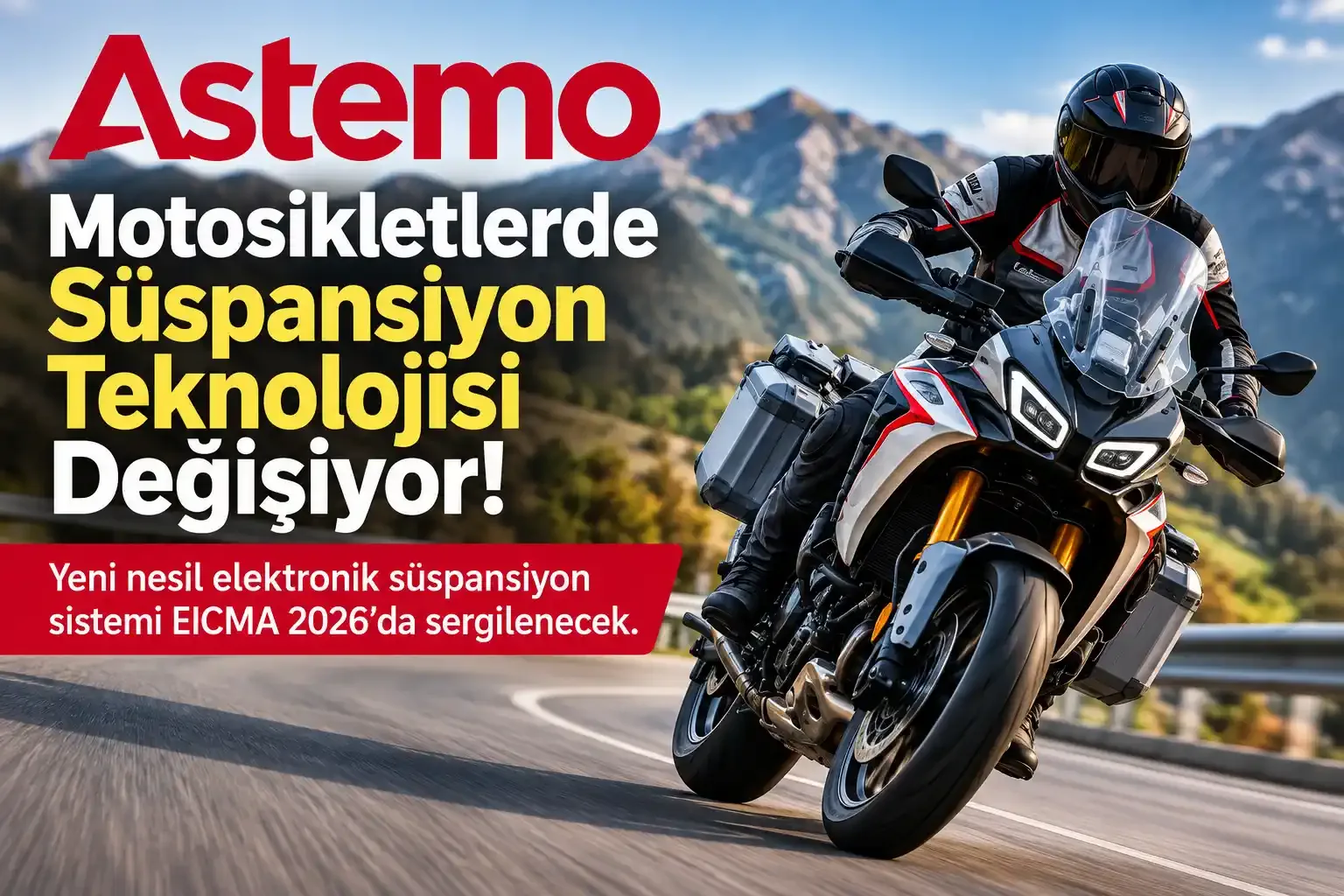 Motosikletlerde Süspansiyon Teknolojisi Değişiyor! Astemo Yeni Sistemini Duyurdu