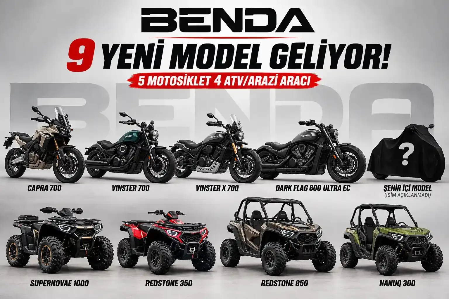 Benda'nın Yeni Canavarları Geliyor