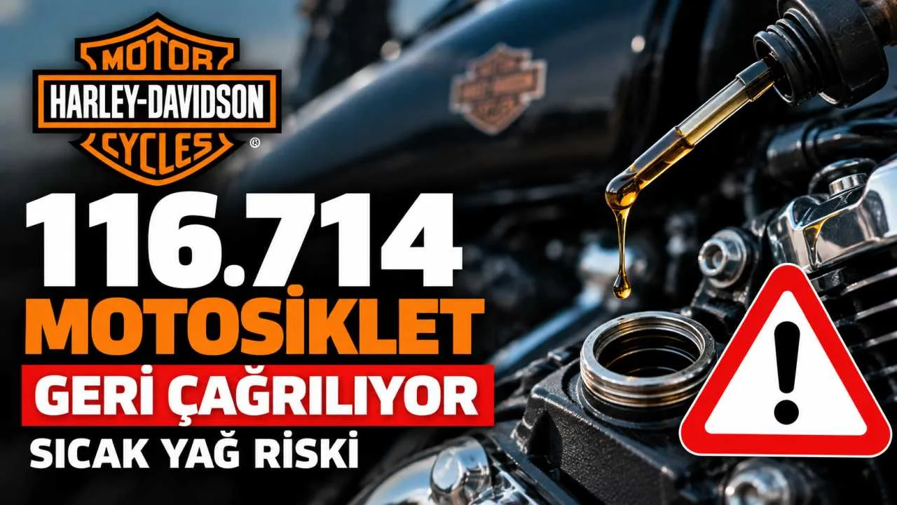 Harley-Davidson Geri Çağırmayı Avrupa’da Genişletti: 116.714 Motosiklet İçin Sıcak Yağ Riski