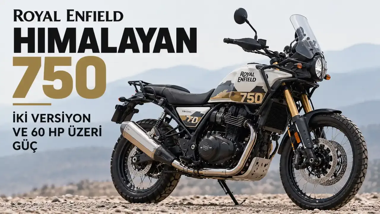 Royal Enfield Himalayan 750 Neredeyse Tamamen Ortaya Çıktı: İki Versiyon ve 60 HP Üzeri Güç