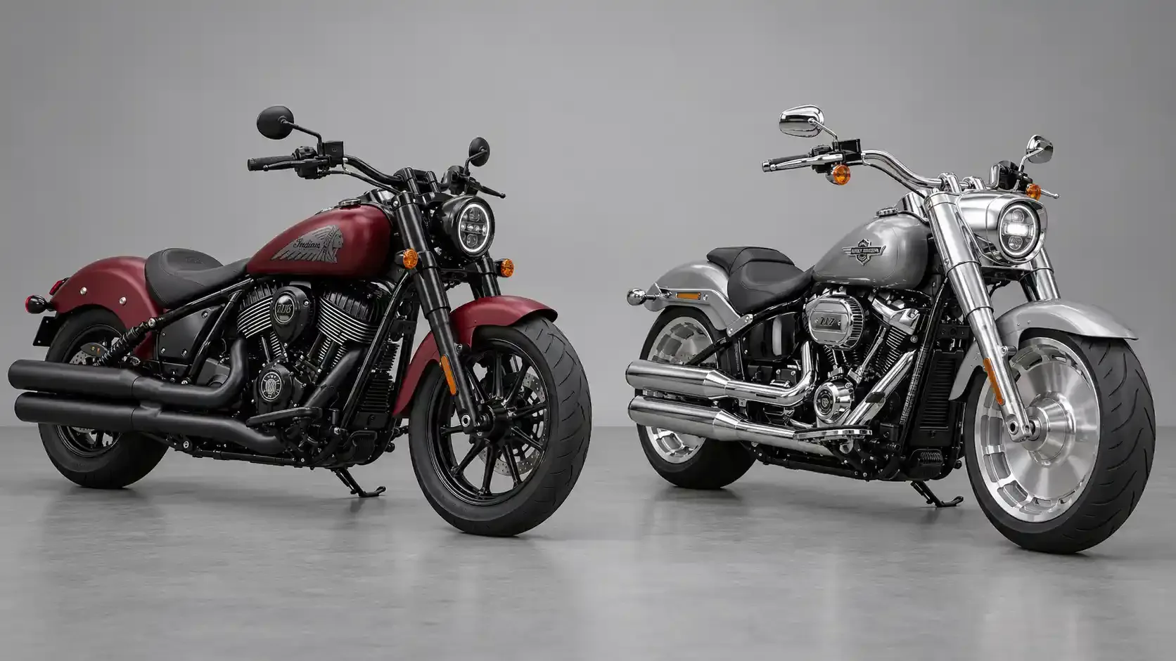 Indian Chief Dark Horse mu Harley-Davidson Fat Boy mu?