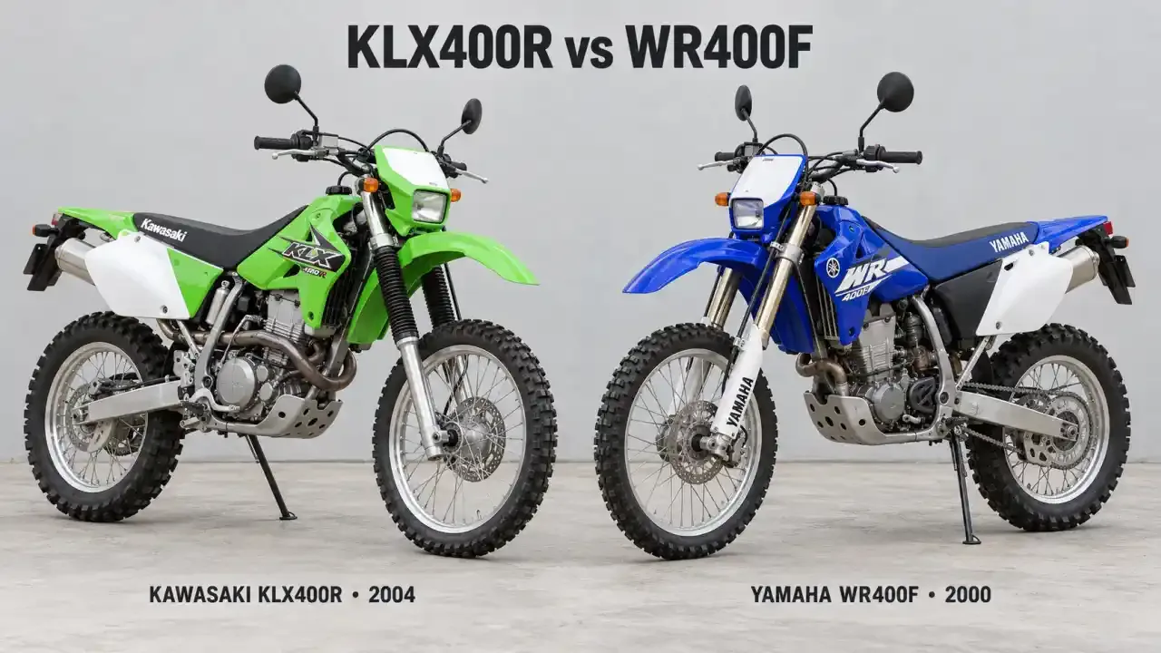 Kawasaki KLX400R mi Yamaha WR400F mi? 400 cc Enduro Sınıfının İki Klasiğine Teknik Bakış