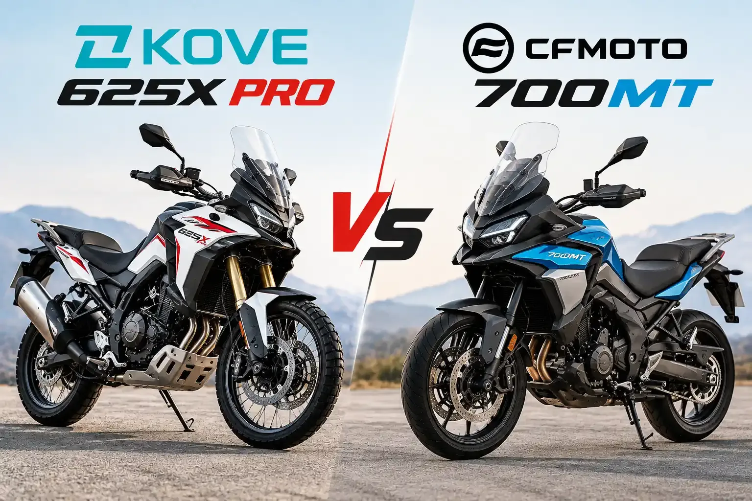Kove 625X Pro vs CFMOTO 700MT: 63 PS ve 67 PS'lik Adventure Motosikletlerin Teknik ve Fiyat Karşılaştırması