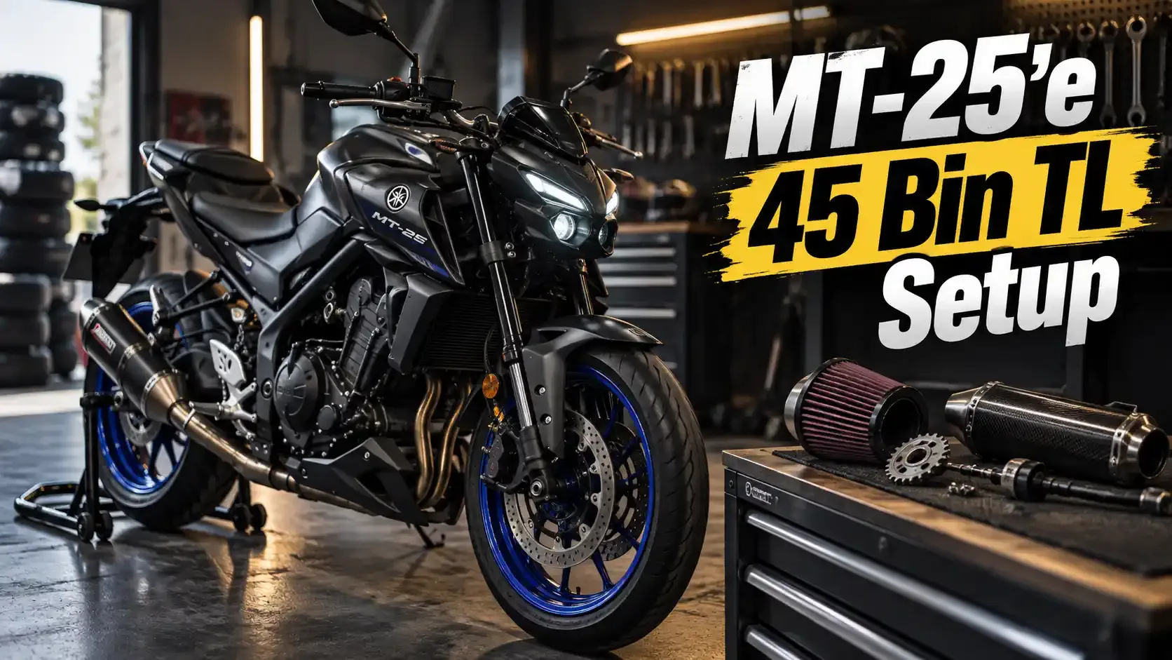 Yamaha MT-25'e 45 Bin TL'lik Performans Setup'ı: Hangi Parça Ne Kadar Tutuyor?