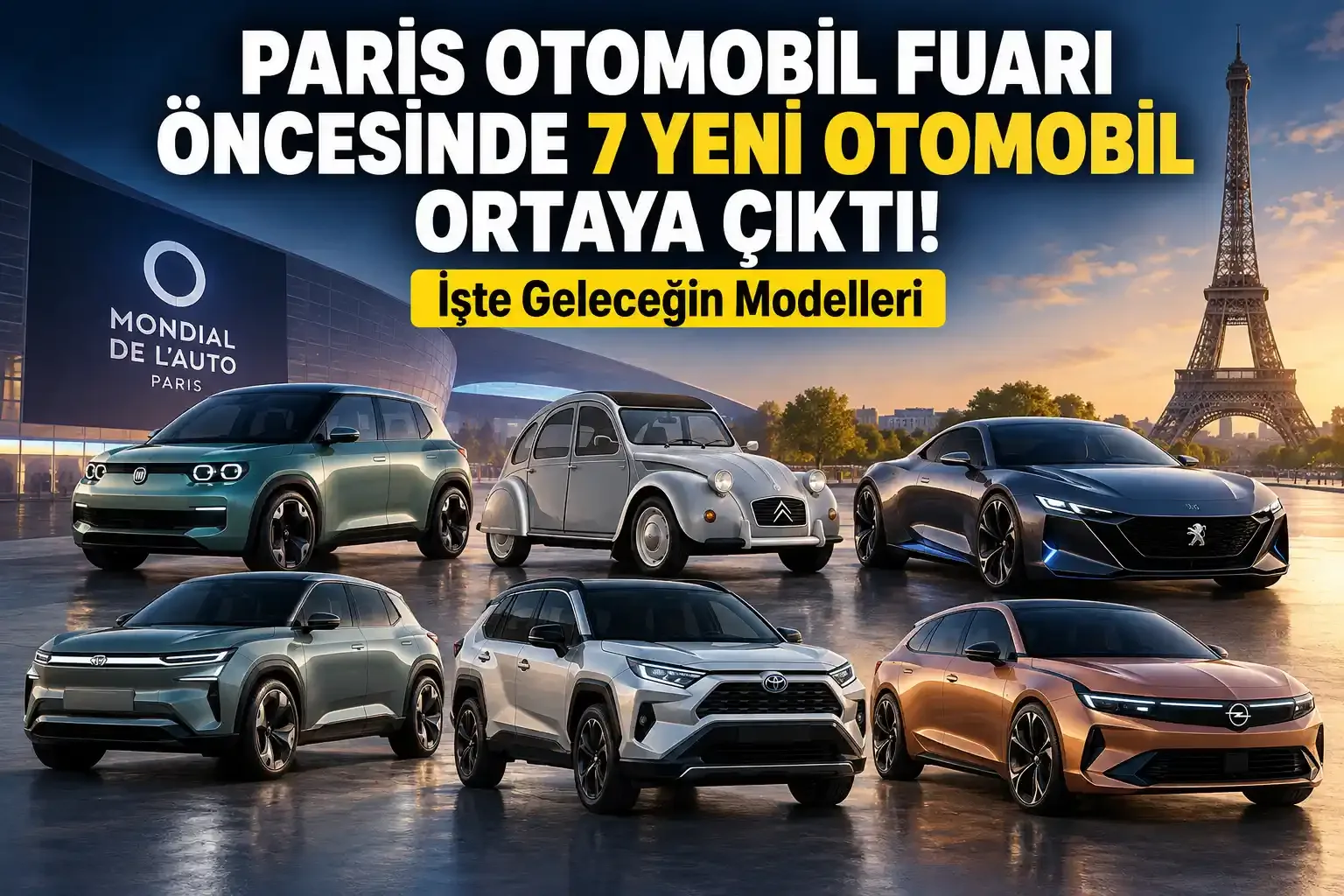 Paris Otomobil Fuarı Öncesinde 7 Yeni Otomobil Ortaya Çıktı! İşte Geleceğin Modelleri