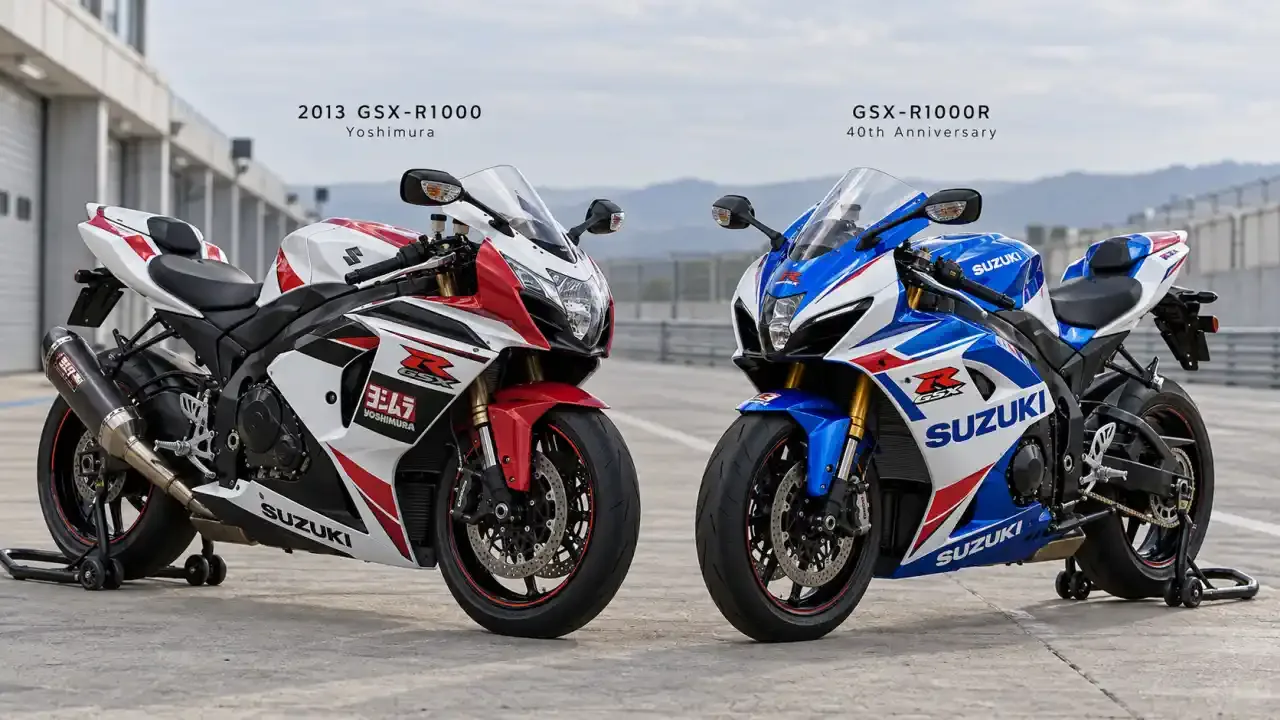 Suzuki GSX-R1000’de İki Dönem: 2013 Yoshimura ile 40. Yıl GSX-R1000R Arasında Neler Değişti?