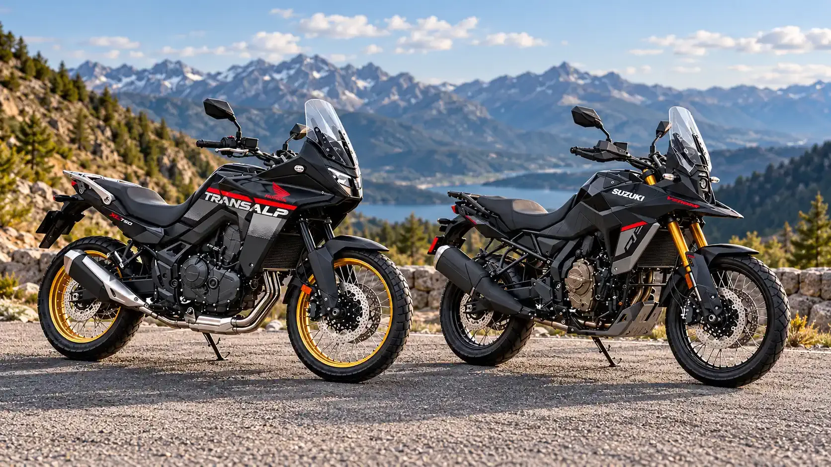 Honda XL750 Transalp vs Suzuki V-Strom 800DE: Teknik, Performans ve Fiyat Karşılaştırması