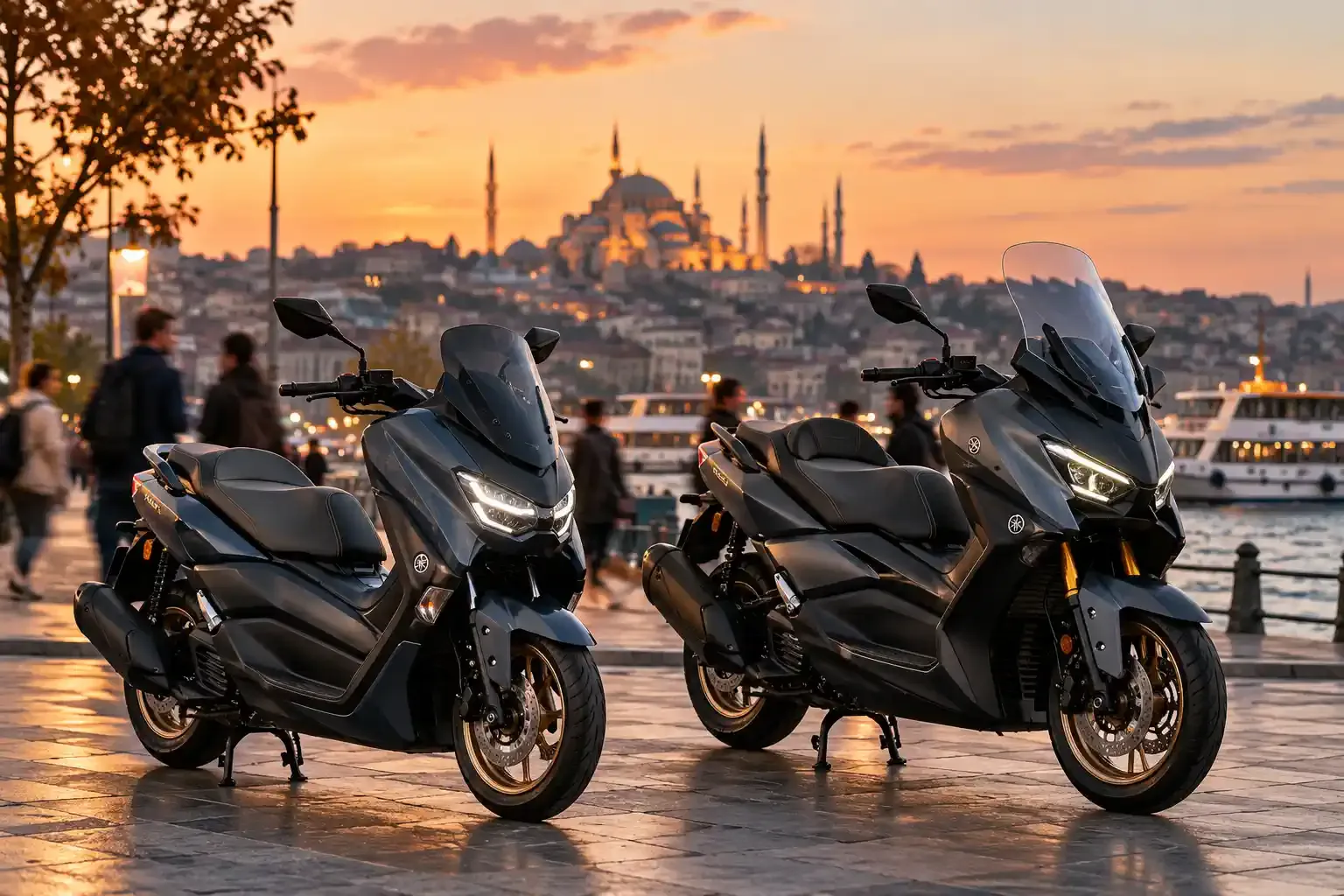 2027 Yamaha NMAX ve XMAX Tech MAX Yenilendi! Yeni Renkler ve Bronz Jantlar