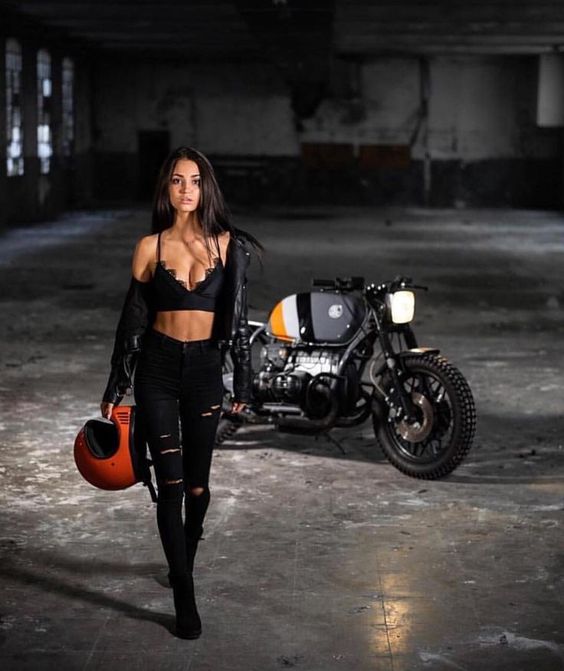 Cafe racer girl 22