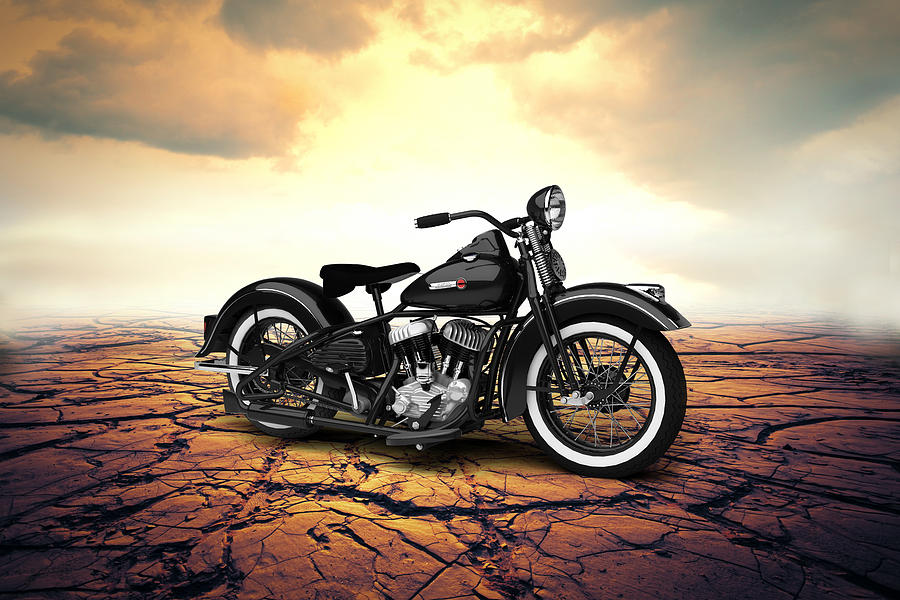 harley davidson wl 1939 desert aged