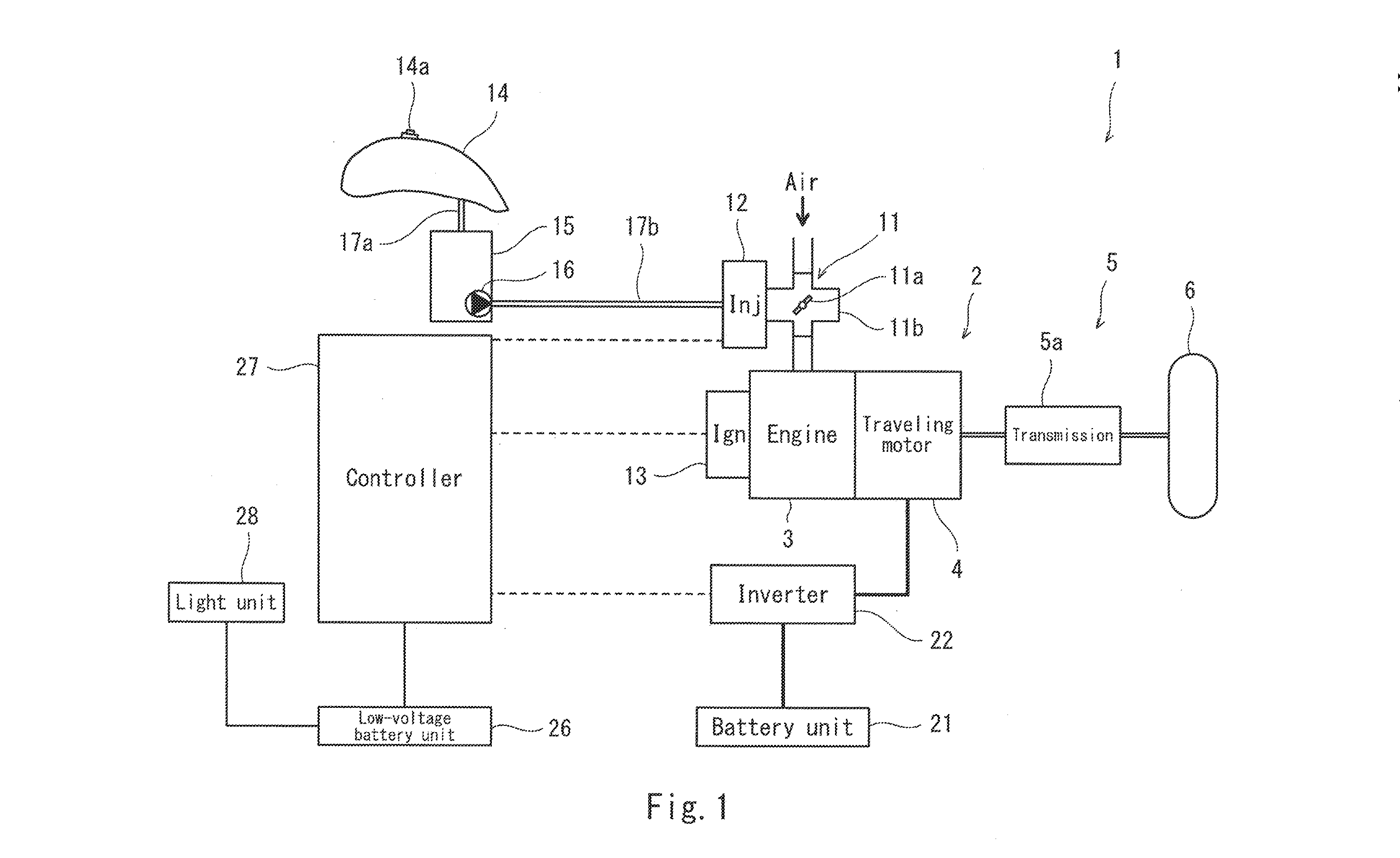 kawasaki hybrid patent fig 1