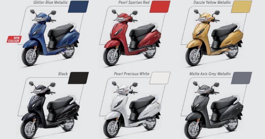 Honda Activa 6G colors