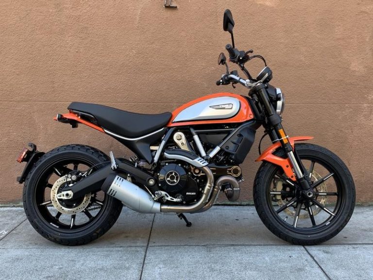 ducati scrambler icon tangerine