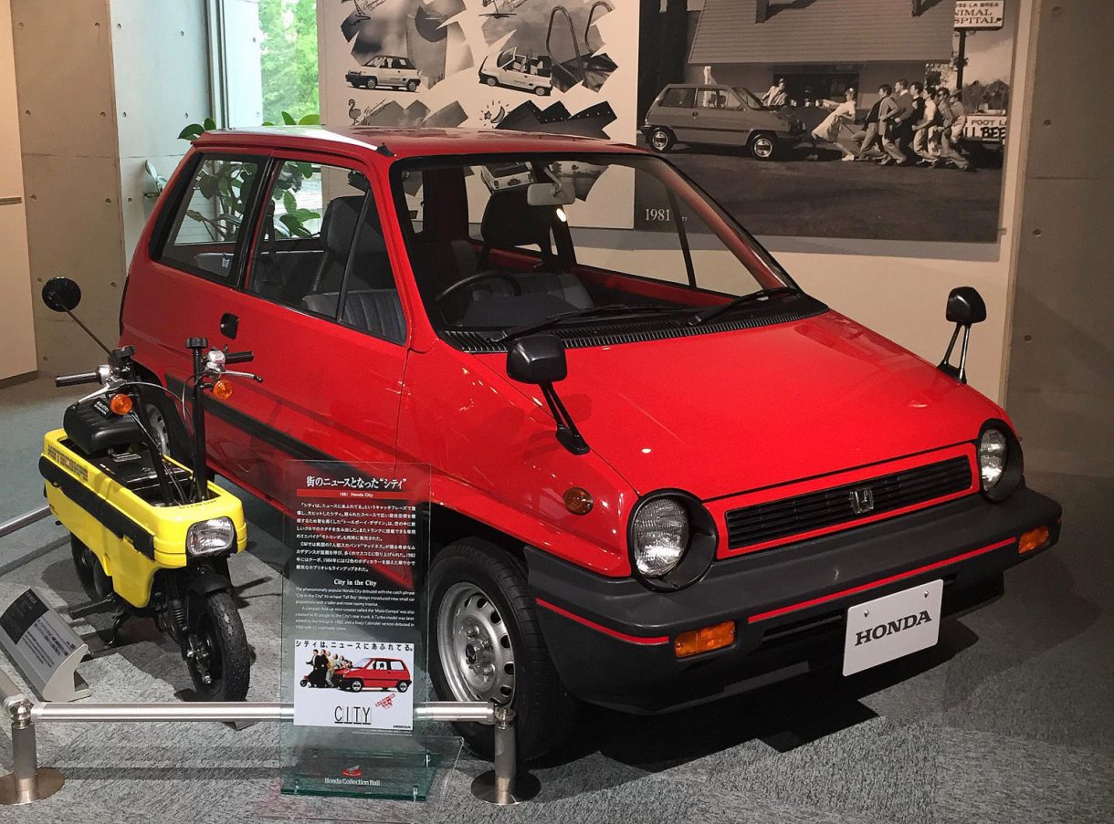 Honda City and Motocompo