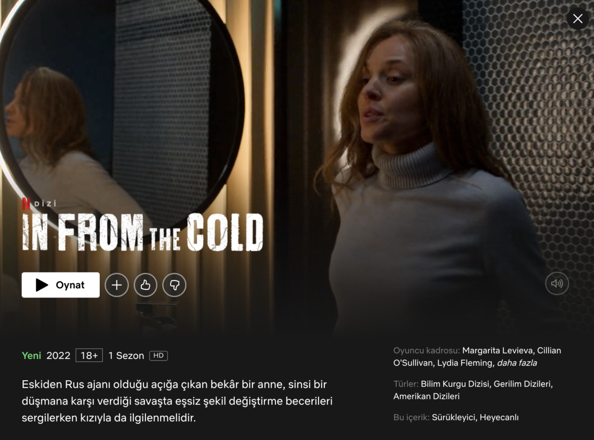 In From The Cold izle