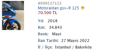 50.000 TL - 80.000 TL Bütçeye göre Süpersport Motosikletler