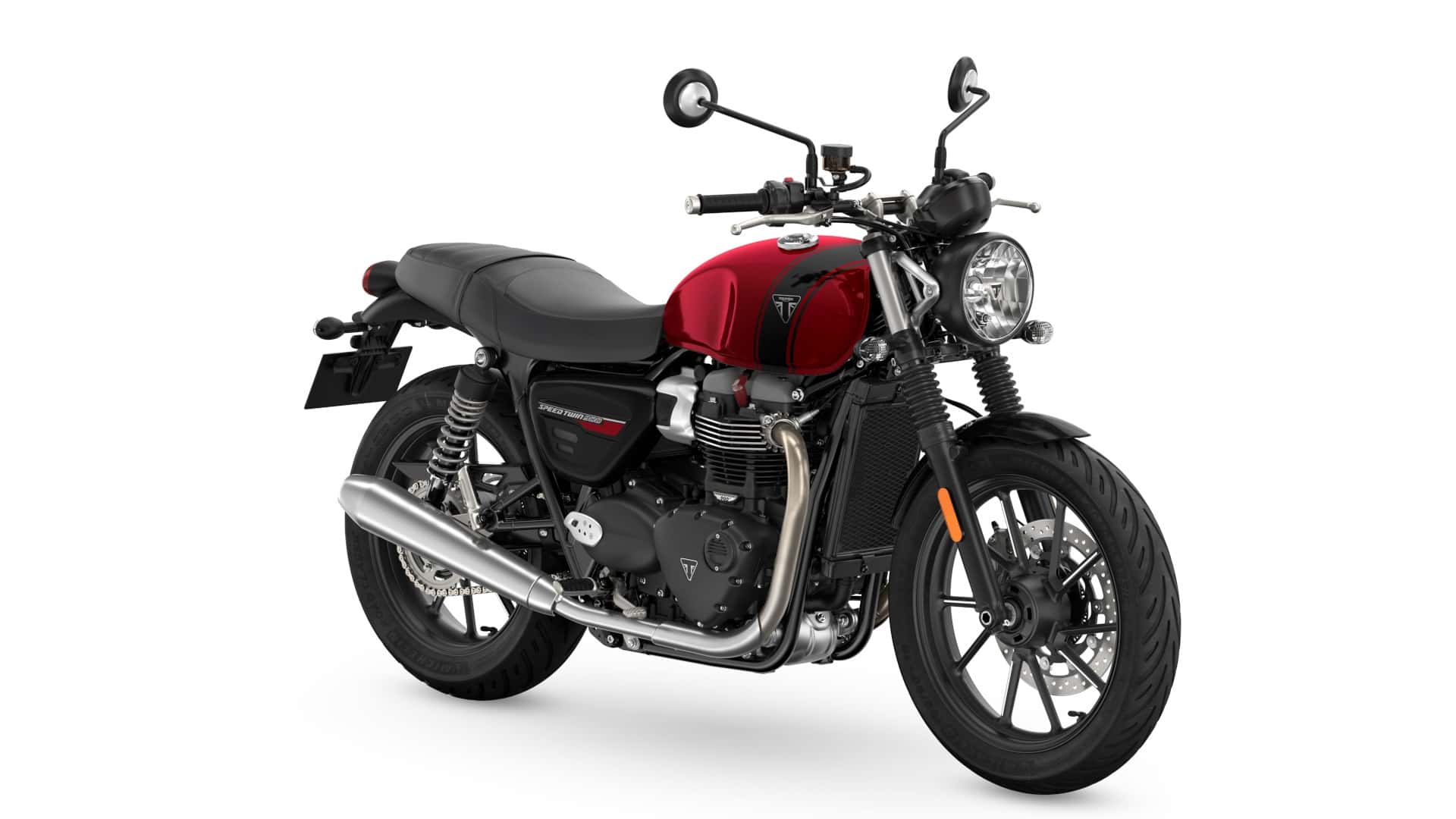 2024 triumph speed twin 900 carnival red front