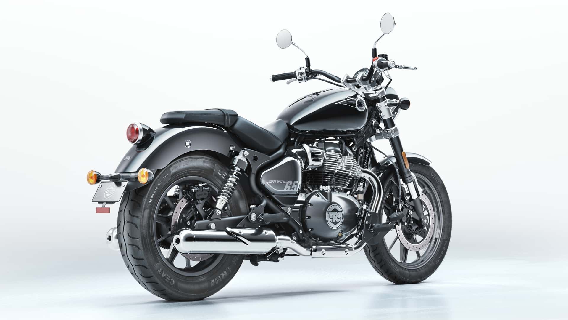 2023 royal enfield super meteor 650 astral black right angle 2