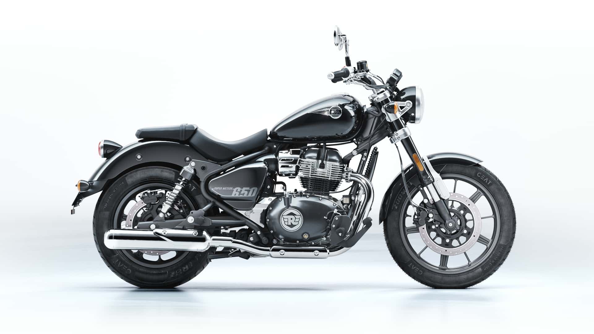 2023 royal enfield super meteor 650 astral black right side