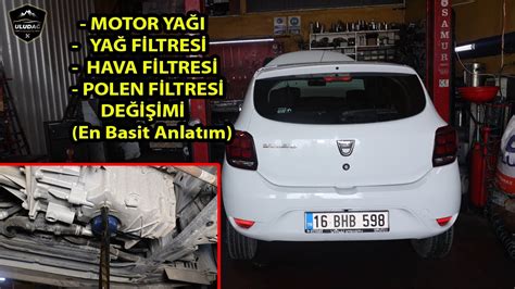 2011 dacia sandero orjinal yağ değişimi