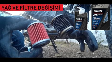 motosiklet yağ filtresi değişimi