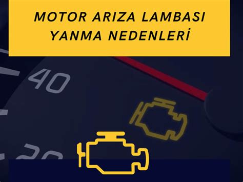 yağ değişimi sonrası motor arıza lambası