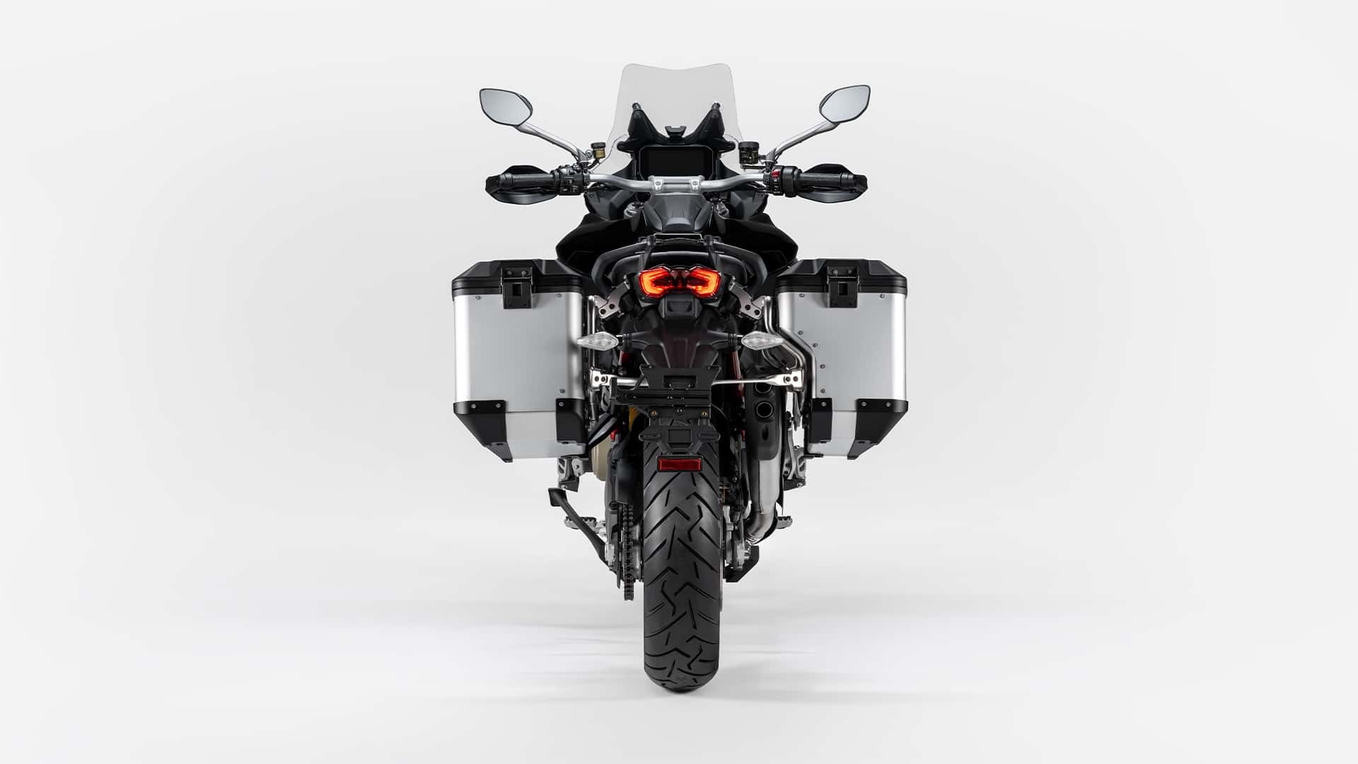 2025 ducati multistrada v4 s studio rear view