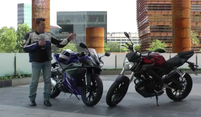 YAMAHA R125 vs YAMAHA MT-125