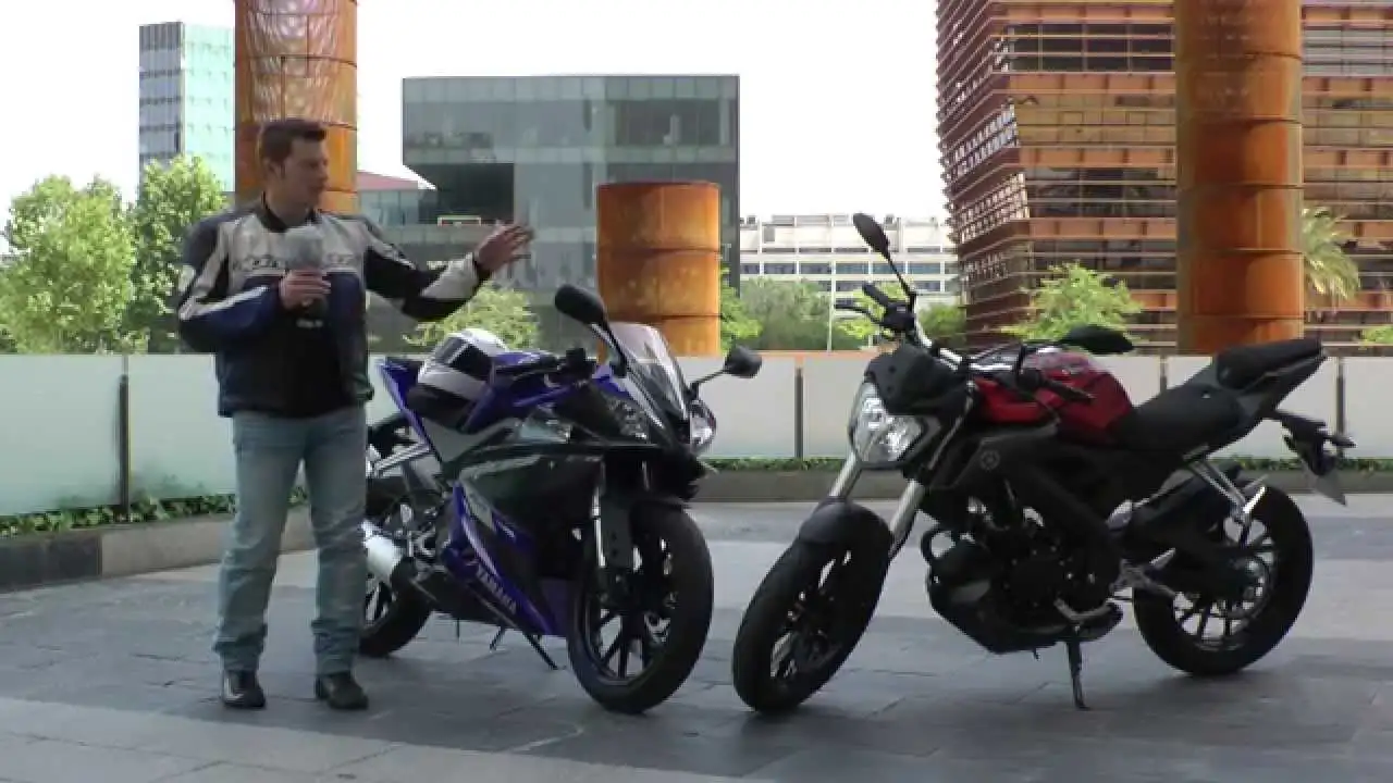 YAMAHA R125 vs YAMAHA MT-125