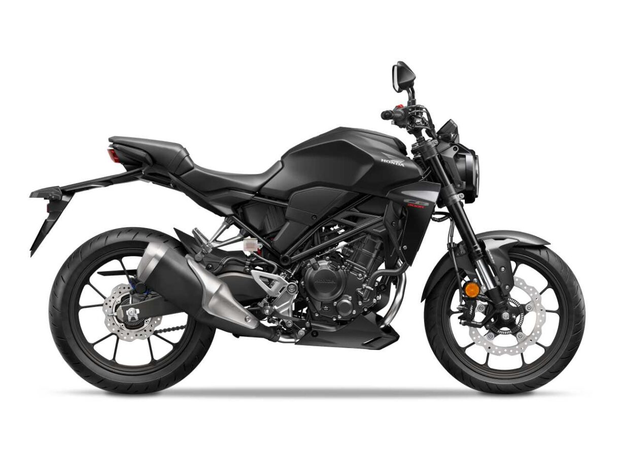 25 Honda CB300R Matte Black Metallic