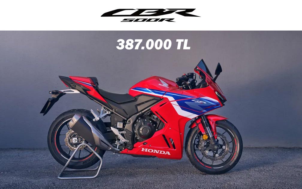 Honda CBR500R fiyat