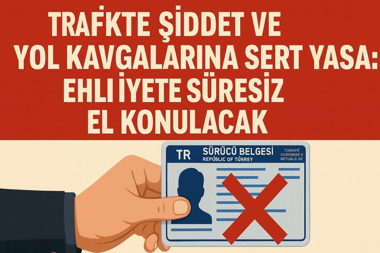 Trafikte Şiddet ve Yol Kavgalarına Sert Yasa: Ehliyete Süresiz El Konulacak