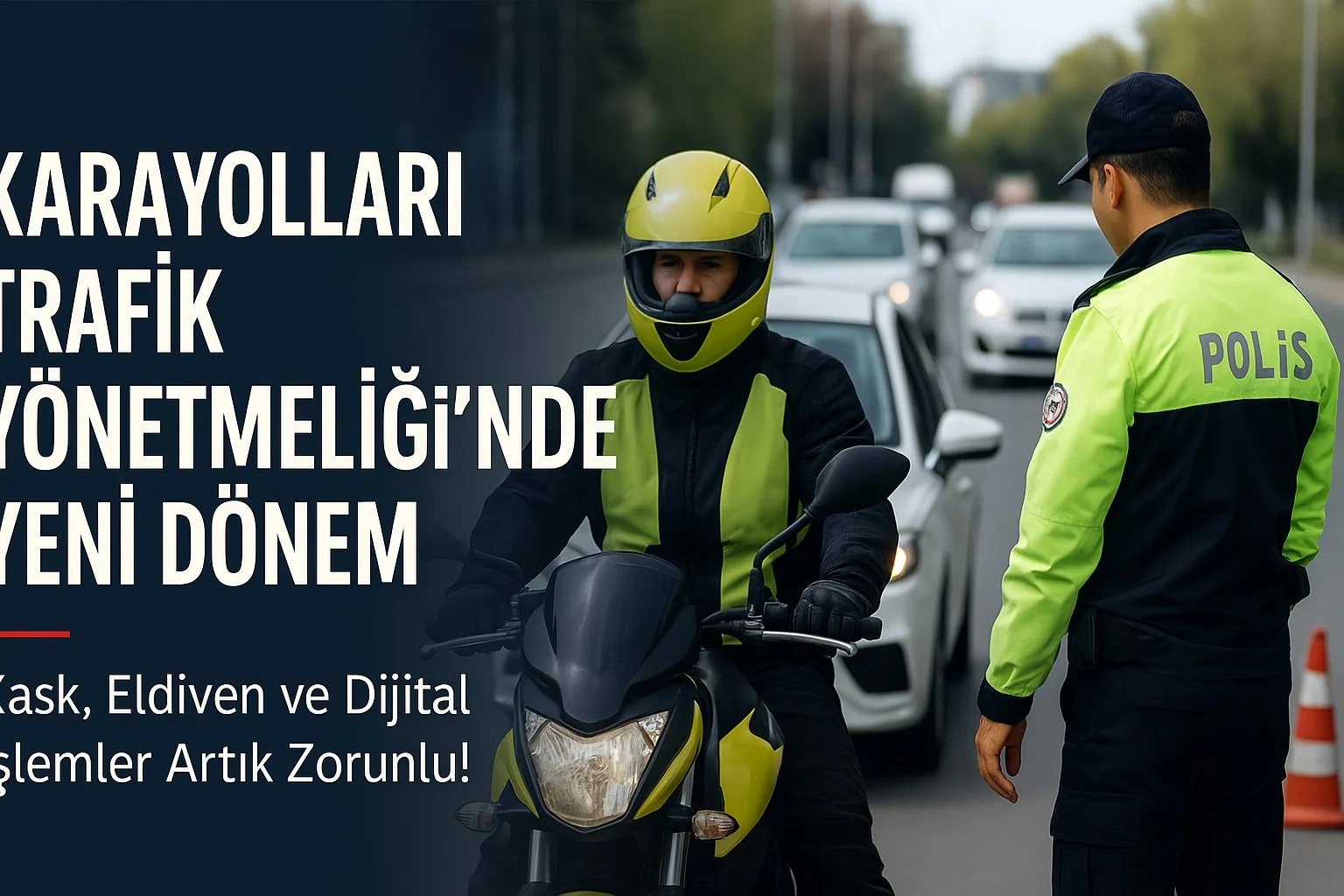 Karayolları Trafik Yönetmeliği’nde Yeni Dönem: Kask, Eldiven ve Dijital İşlemler Artık Zorunlu!